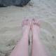 sand on my feet